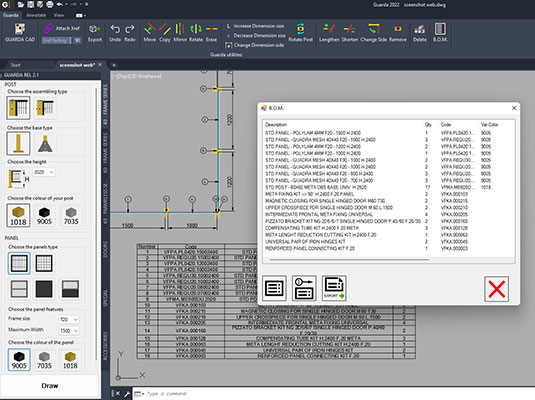 Accessafe Guarda lista